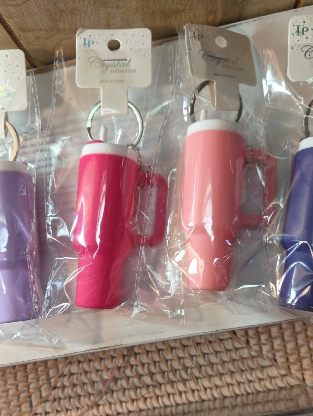 5 For 25 Set Assorted 4 Inch Mini Tumbler Keychain Set - Pastel & Bright Colors - Picture 3 of 4